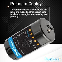 [Lifetime Warranty] 233-280 uF MFD 110-125 VAC ±20% Round Motor Start Capacitor 50/60 Hz AC Electric Replacement - Pack of 2 thumbnail 2