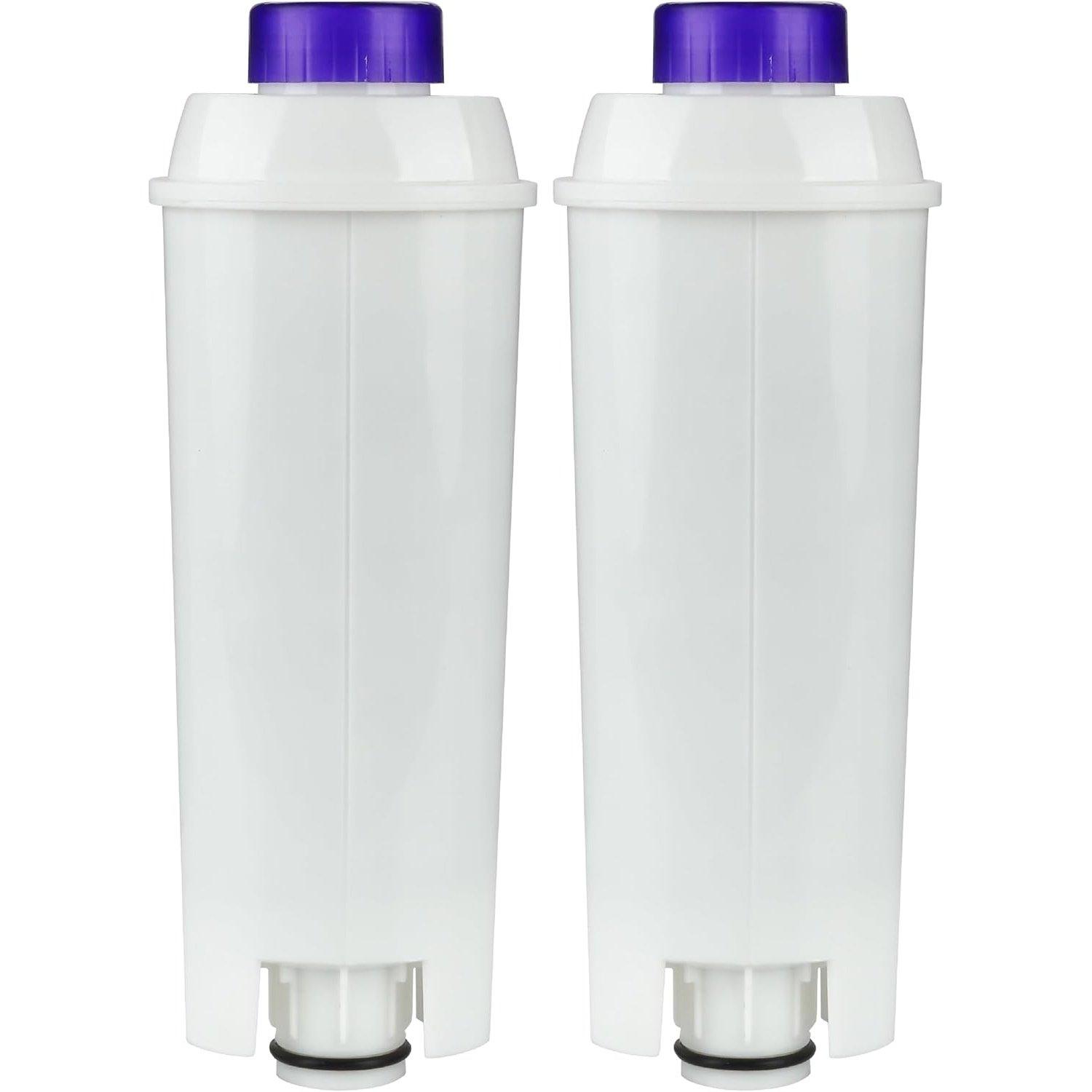 [Lifetime Warranty] Coffee Machine Water Filters - Compatible with Delonghi Coffee Machines DLSC002 included Delonghi ECAM ESAN ETAM BCO410 BCO420 EC680 - Pack of 2 image 0