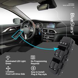 [Lifetime Warranty] 4602780AA Driver Side Power Master Window Switch thumbnail 4
