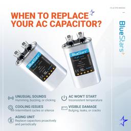 [Lifetime Warranty] 15 uF MFD 370/440 VAC Oval Run Start Capacitor CBB65 - Fits AC Motor, Condenser, Heat Pump - Replaces TRCF15 thumbnail 3