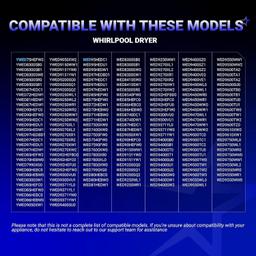 [Lifetime Warranty] WP8544771 Dryer Heating Element Kit 279816 Thermal Cut-Off 279973 3392519 Thermal Fuse For Kenmore Whirlpool WED9200SQ0 WED9550WW1 WED9400SW2 WED7300XW0 WED9150WW1 WED8300SW1 WED7800XW0 thumbnail 2