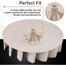 [Lifetime Warranty] 694089 Dryer Blower Wheel - For Kenmore & Whirlpool Dryers Model 110 11060022010 11077732792 LE7000XSW0 1LE7800XKW0 - Replaces PS11743785 279500, 279711, 299678, 338840, AP6010602 thumbnail 6