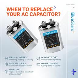[Lifetime Warranty] 6 uF MFD ±5% 370/440 VAC Oval Run Start Capacitor 50/60 Hz - Fits AC Motor Run, Fan Start, Heat Pump thumbnail 9