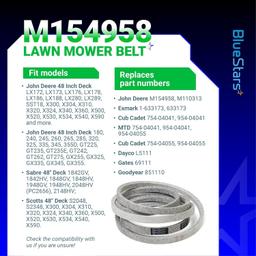 [Lifetime Warranty] Mower Deck Belt M154958 111.4" x 5/8" thumbnail 6