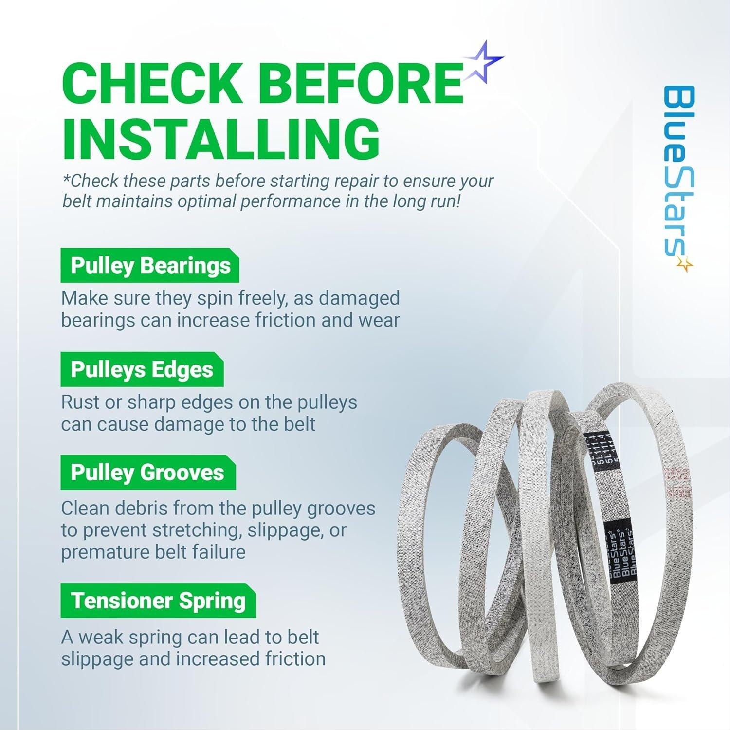 [Lifetime Warranty] Mower Deck Belt M154958 111.4" x 5/8" image 8