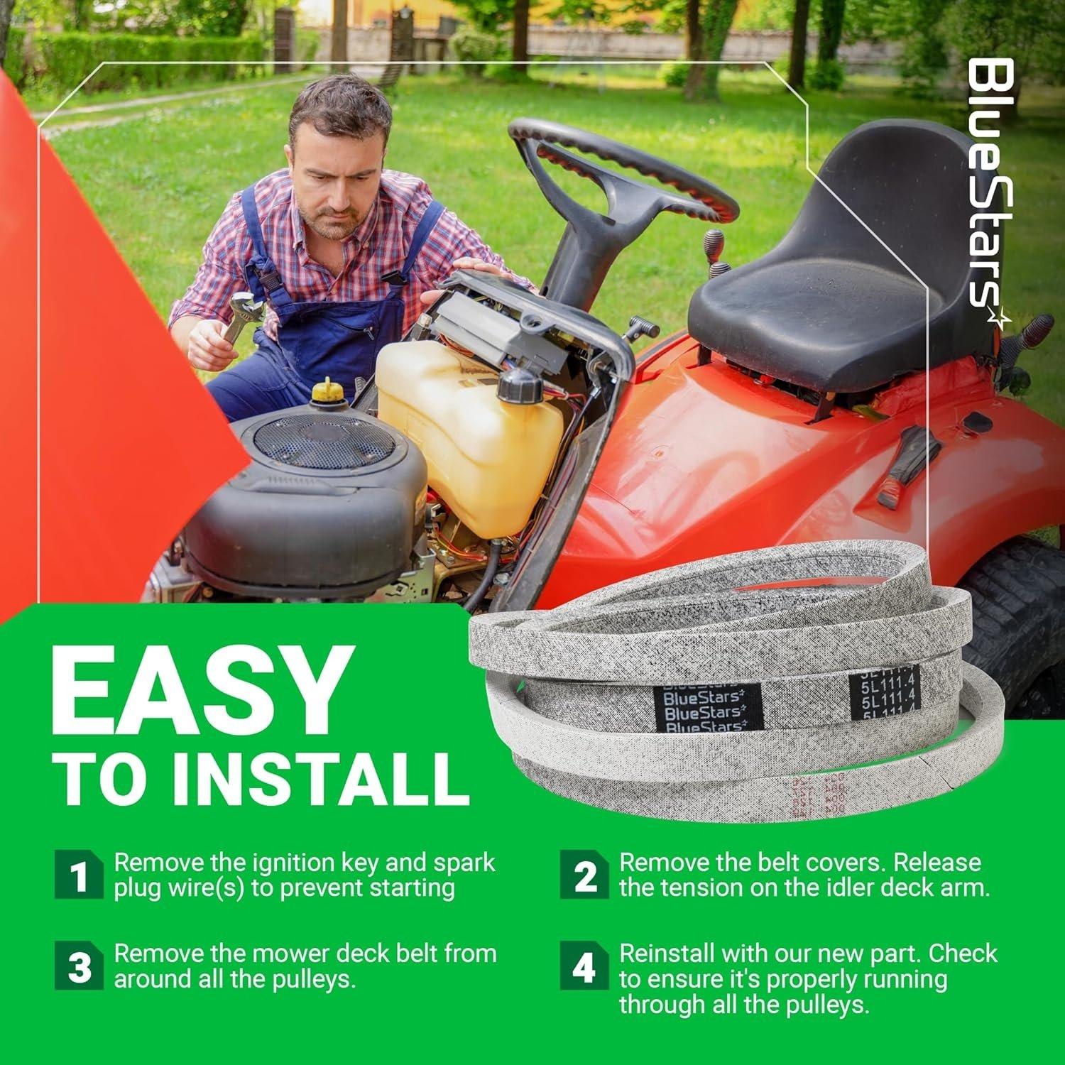 [Lifetime Warranty] Mower Deck Belt M154958 111.4" x 5/8" image 2