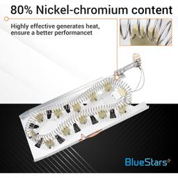 3387747 Dryer Heating Element and 280148 Thermal Cut-Off thumbnail 2