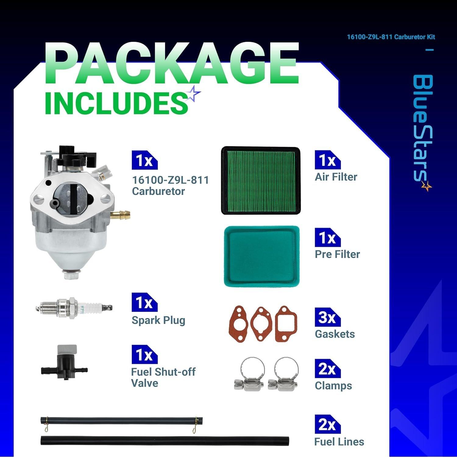 [Lifetime Warranty] Carburetor 16100-Z9L-811 image 2