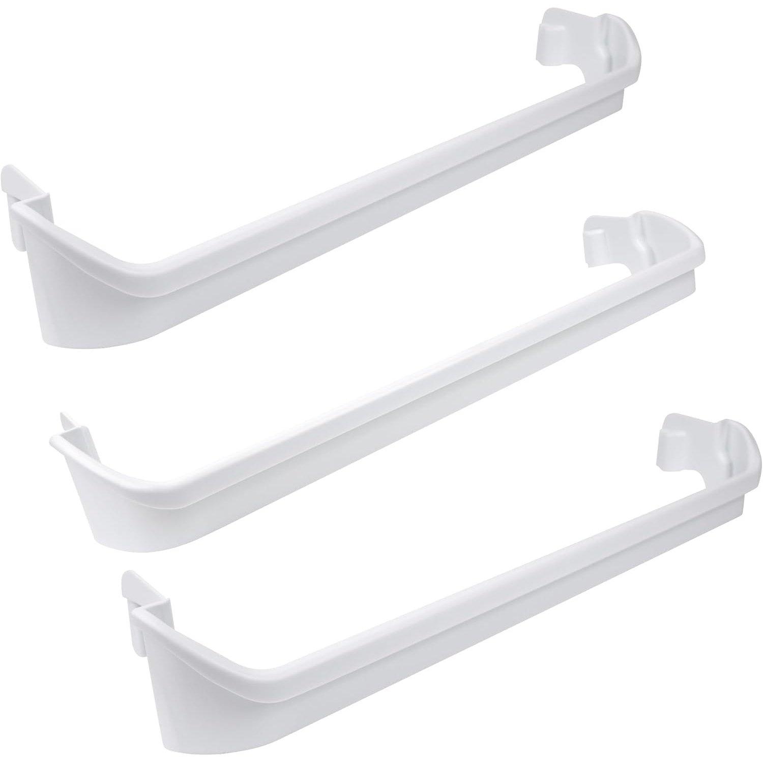 [Lifetime Warranty] 240534701 Middle & 2 PCS 240534901 Top/Bottom Door Shelf Rack Bar Rail - For Frigidaire Kenmore Refrigerators - Replaces AP3214631 PS734936 948952 AP3214630 PS734935 EA734935 948954 AH734935 image 0