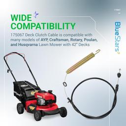 [Lifetime Warranty] 175067 Deck Clutch Cable thumbnail 3