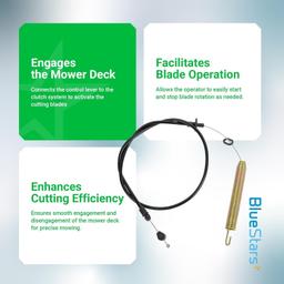 [Lifetime Warranty] 175067 Deck Clutch Cable thumbnail 5