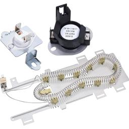 8544771 Dryer Heating Element 280148 Thermal Cut-Off with High Limit Thermostat thumbnail 0
