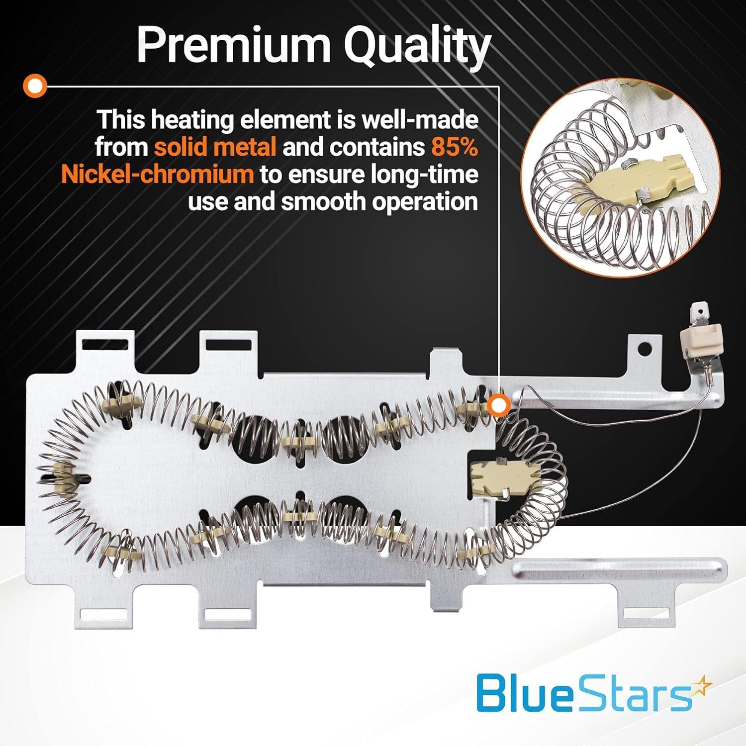 8544771 Dryer Heating Element 280148 Thermal Cut-Off with High Limit Thermostat image 3