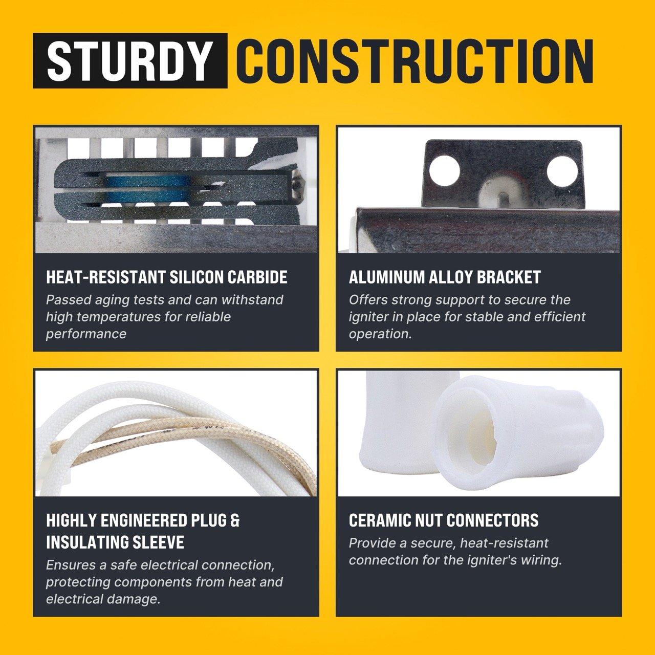 [Lifetime Warranty] W10918546 Gas Range Oven Igniter - For WFG110AVQ0, WFG111SVQ0 Whirlpool (SF1/2/3 TGP VSF WFG YSF), Roper, Amana, Estate Magic Chef - Replaces W10140611 3186491 98005652 PS11770066 AP6037202 image 7