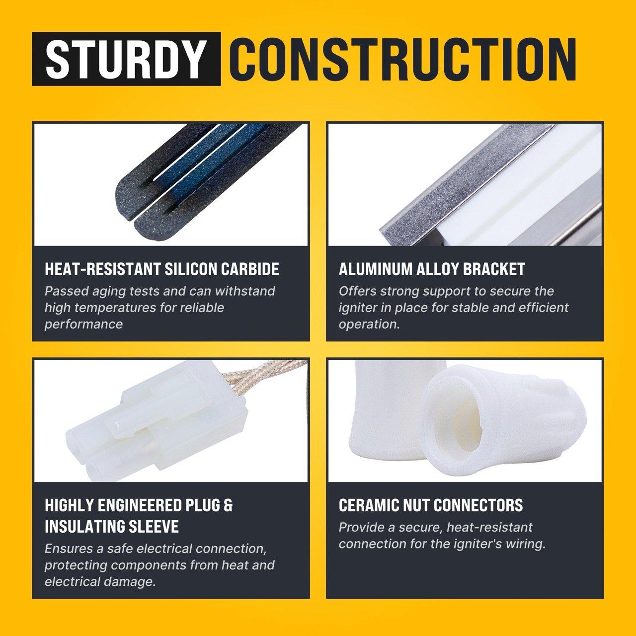 [Lifetime Warranty] 316489400 Range Oven Igniter for Frigidaire Kenmore Electrolux Crosley Range Oven - Replaces 316428500 316428501 5304462661 7316489400 1197384 AP3963540 PS1528534 EAP1528534 and more image 1