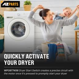 [Lifetime Warranty] 3977456 WP3977456 Dryer Start Switch for Kenmore, Whirlpool, Maytag, Amana Clothes Dryer - Replaces AP6009036, PS11742178, EAP11742178, 898073 thumbnail 6