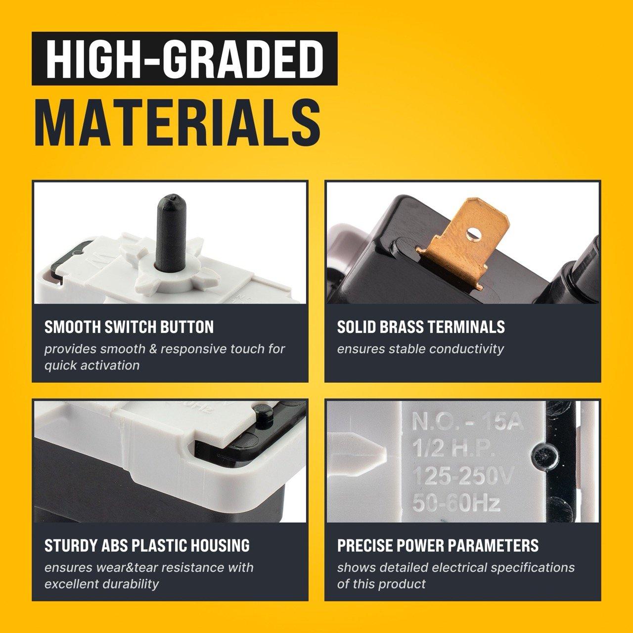 [Lifetime Warranty] 3977456 WP3977456 Dryer Start Switch for Kenmore, Whirlpool, Maytag, Amana Clothes Dryer - Replaces AP6009036, PS11742178, EAP11742178, 898073 image 5