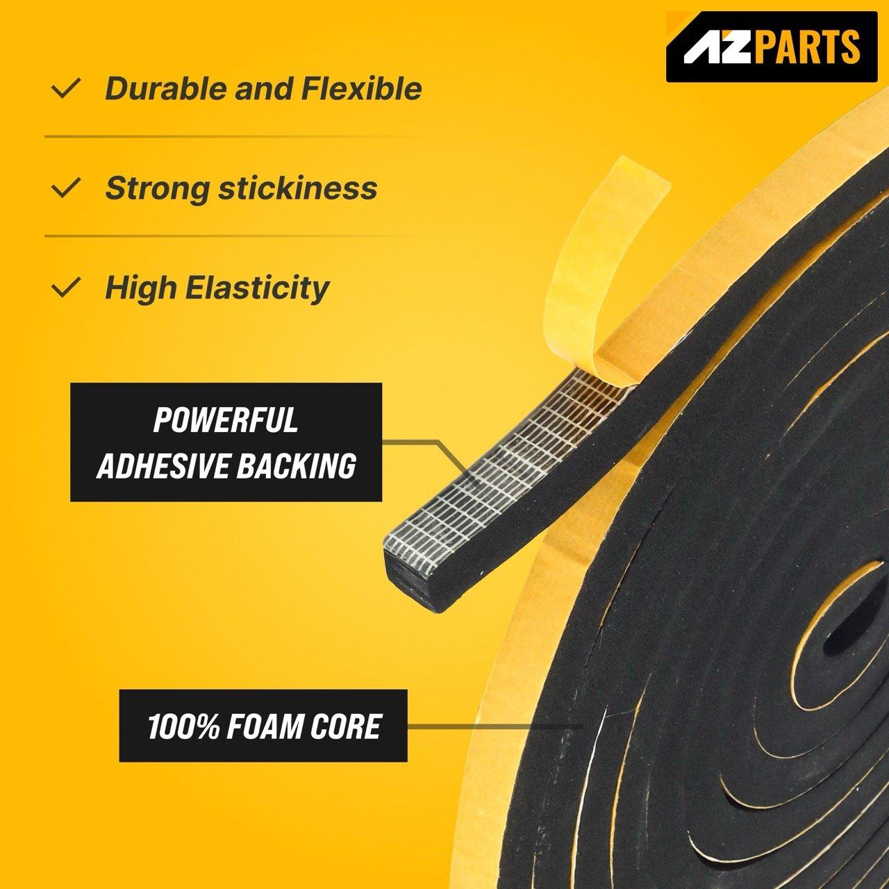 [Lifetime Warranty] 1/2 in x 1/2 in 13FT Adhesive Foam Tape image 4