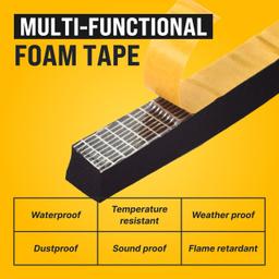 [Lifetime Warranty] 1/2 in x 1/2 in 13FT Adhesive Foam Tape thumbnail 1