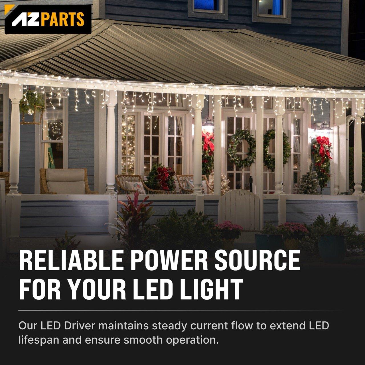 [Lifetime Warranty] 15W 12V LED Power Supply Driver 1.25A, 120V AC to 12V DC, IP67 Waterproof - Pack of 2 image 4