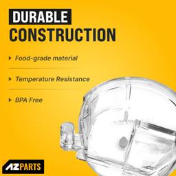 [Lifetime Warranty] DGB-500GLID Grinder Assembly Lid - Clear Plastic Cover for Cuisinart Coffee Grinder thumbnail 5