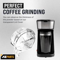 [Lifetime Warranty] DGB-500GLID Grinder Assembly Lid - Clear Plastic Cover for Cuisinart Coffee Grinder thumbnail 4