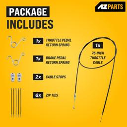 [Lifetime Warranty] 75-inch Throttle Cable thumbnail 7