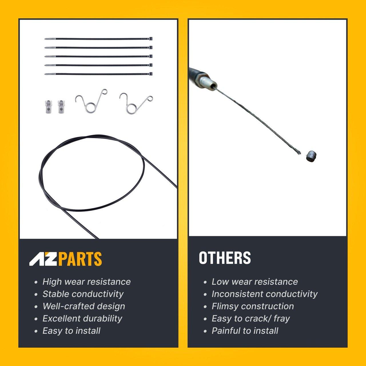 [Lifetime Warranty] 75-inch Throttle Cable image 1