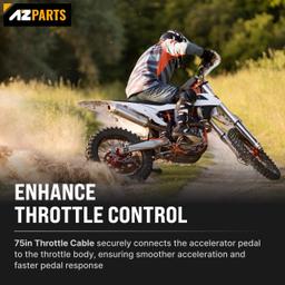 [Lifetime Warranty] 75-inch Throttle Cable thumbnail 2