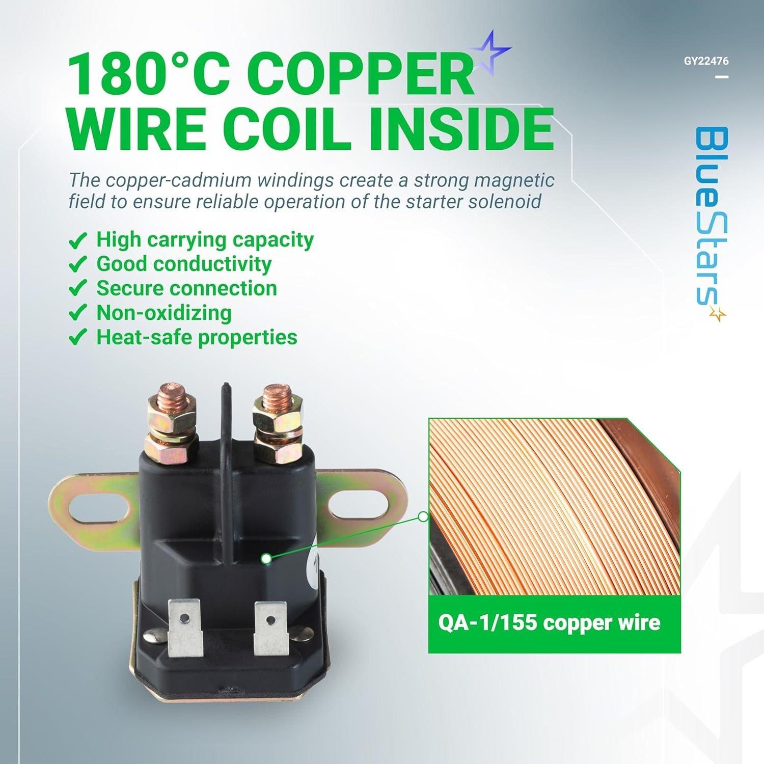 [Lifetime Warranty] 12V GY22476 AUC15346 Starter Solenoid image 2