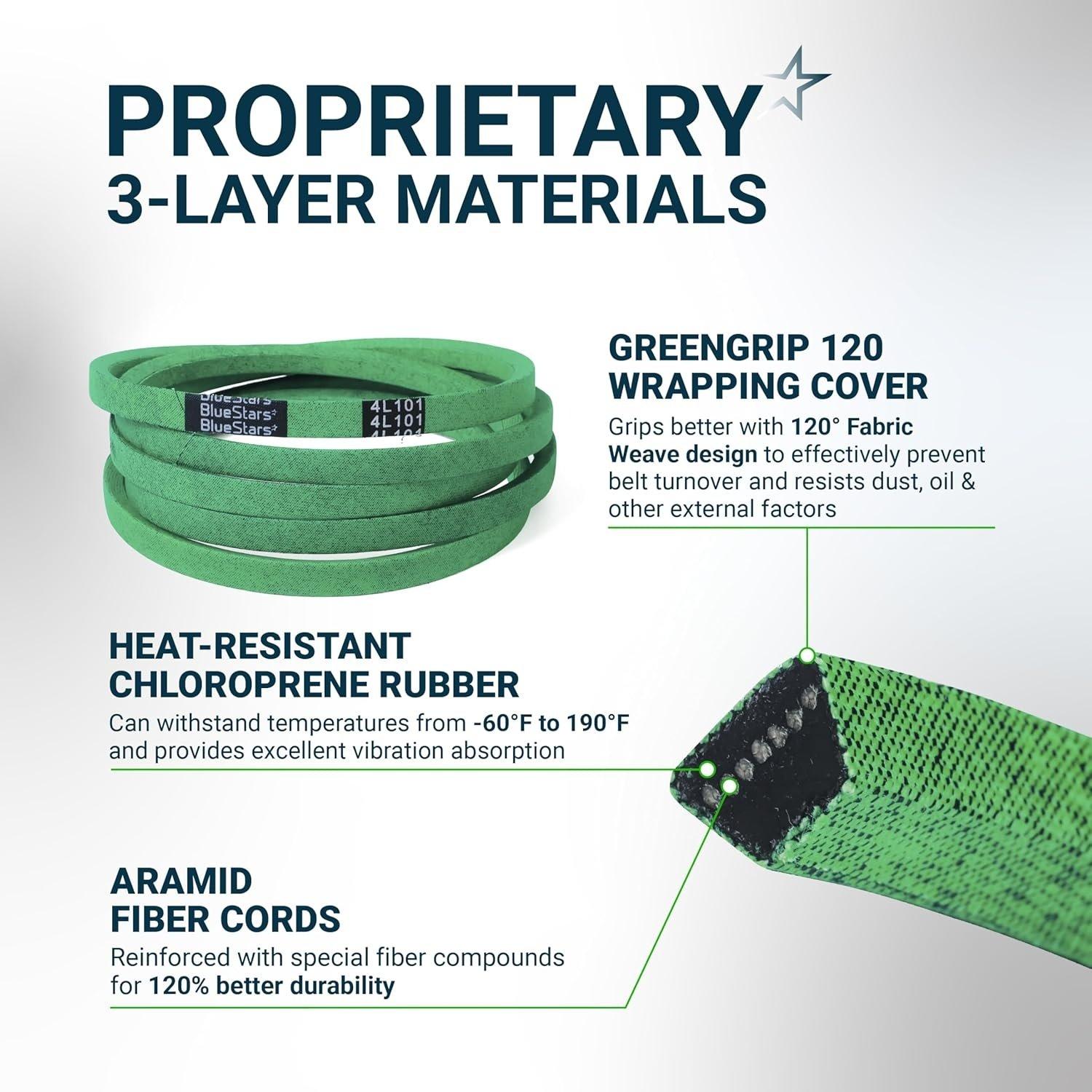 [Lifetime Warranty] Lawn Mower Deck Belt 429636 197253 1/2" x 101" image 5