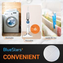 [Lifetime Warranty] Mop Pads Replacement for Bissell Spinwave 2124 2039A 2039 2307 23157 20391 20399 Hard Floor Cleaners - 6 Heavy Scrub, 4 Scrubby, 2 Soft thumbnail 3