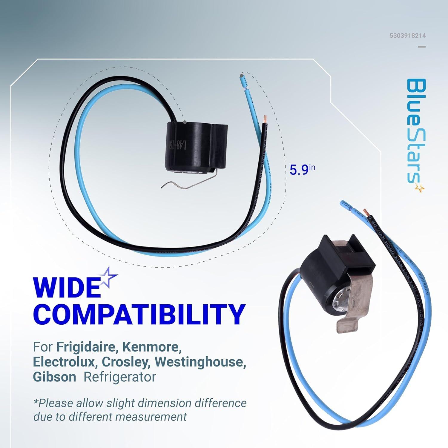 [Lifetime Warranty] 5303918214 Refrigerator Defrost Thermostat Kit - Compatible with Frigidaire Kenmore Electrolux Refrigerators - Replaces 75303918214 892545 AP2150145 PS469522 - Pack of 2 image 6