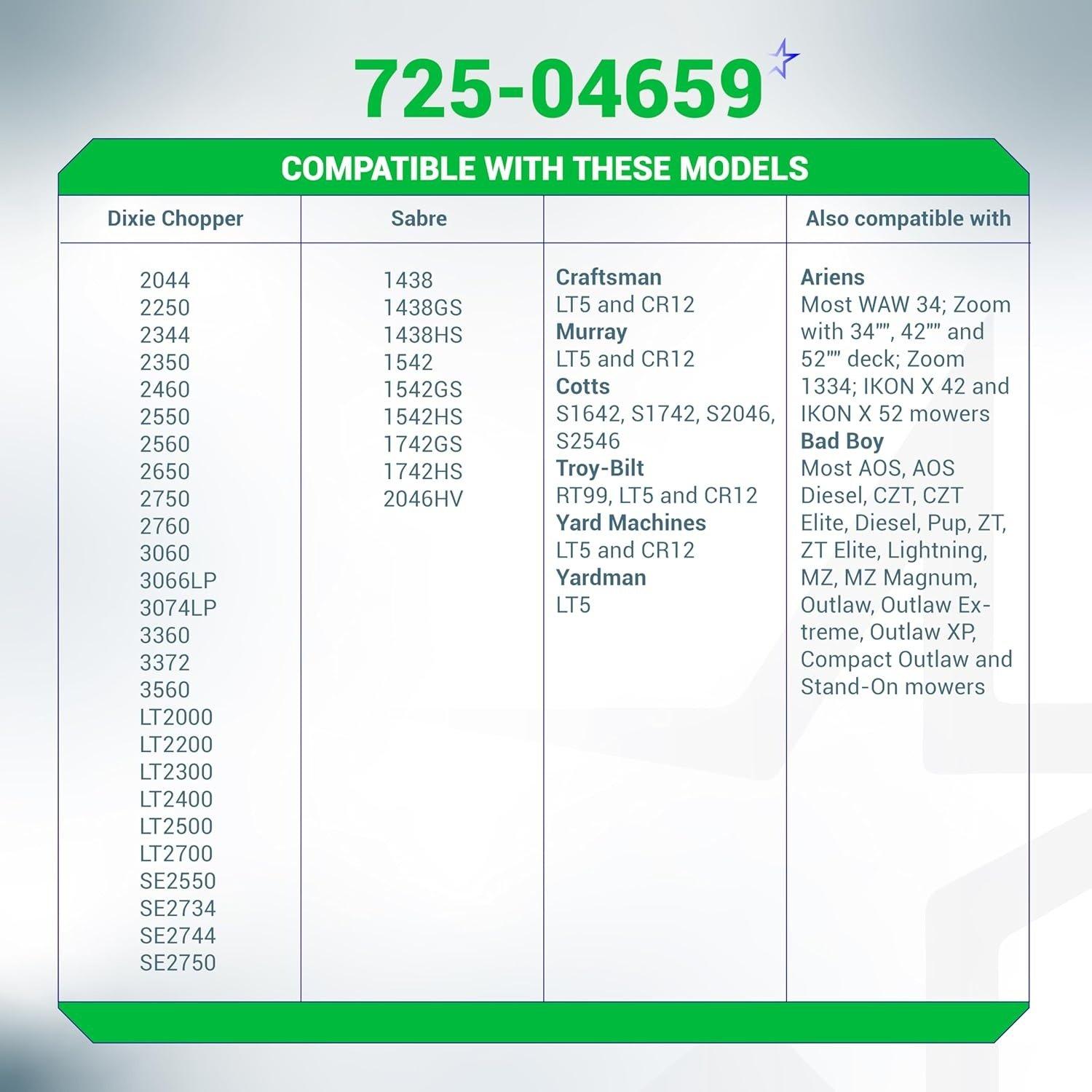 [Lifetime Warranty] 725-04659 925-04659 Ignition Switch with Key 5 Terminals image 3