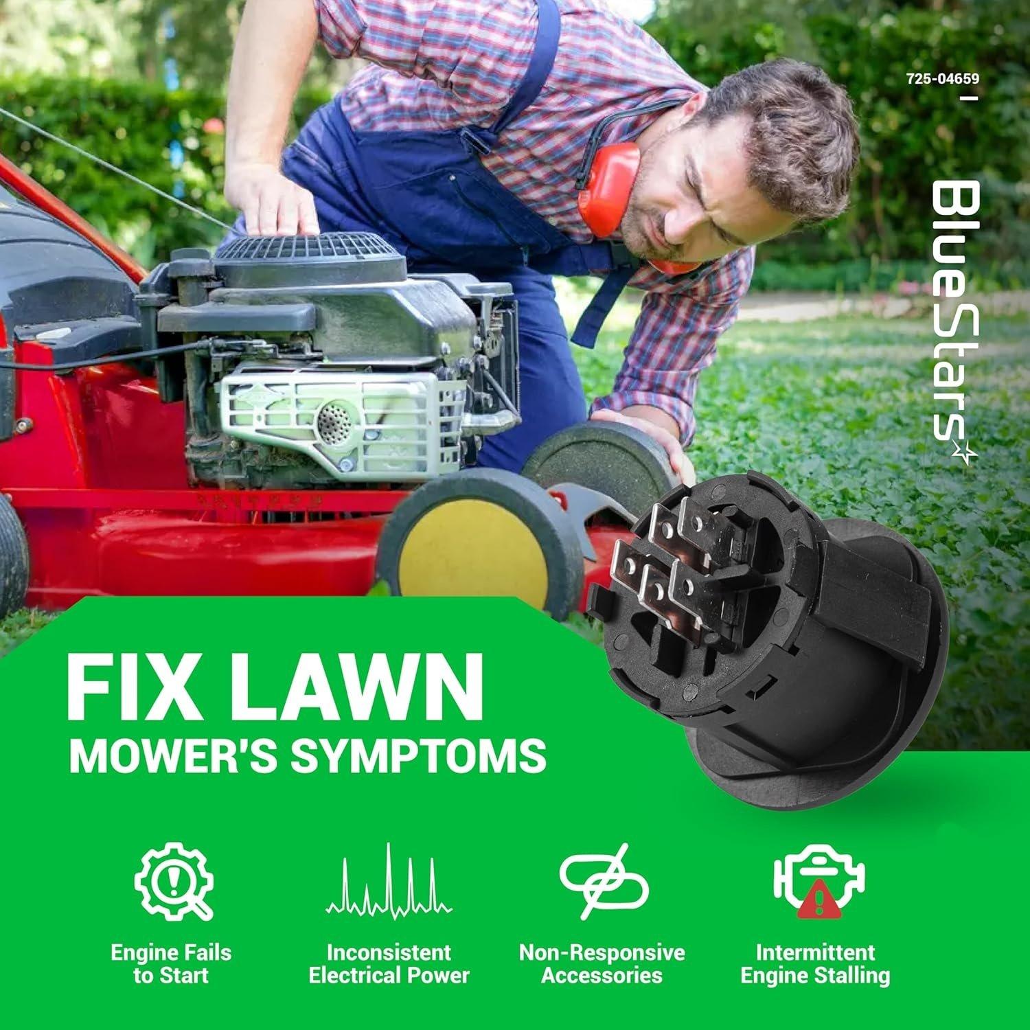 [Lifetime Warranty] 725-04659 925-04659 Ignition Switch with Key 5 Terminals image 2