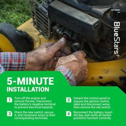 [Lifetime Warranty] 725-04659 925-04659 Ignition Switch with Key 5 Terminals thumbnail 1