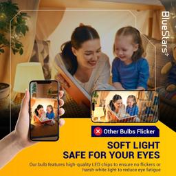 [Lifetime Warranty] Amber Sleep Light Bulbs - Blue Light Blocking, 9W A19, 1800K Warm, E26 Base - Pack of 4 thumbnail 8