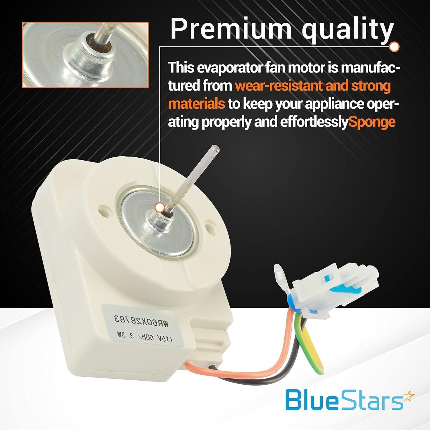 [Lifetime Warranty] WR60X28783 WR60X23584 WR60X31522 Refrigerator Evaporator Fan Motor - Compatible with GE & Hotpoint Refrigerators - Replaces WR60X10046 WR60X10141 WR60X10346 PS10063450 WR60X10045 image 4