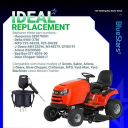 [Lifetime Warranty] 925-04228 Lawn Mower Ignition Starter Switch 5 Terminals 3 Position with Keys thumbnail 4