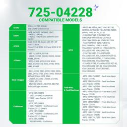 [Lifetime Warranty] 925-04228 Lawn Mower Ignition Starter Switch 5 Terminals 3 Position with Keys thumbnail 6