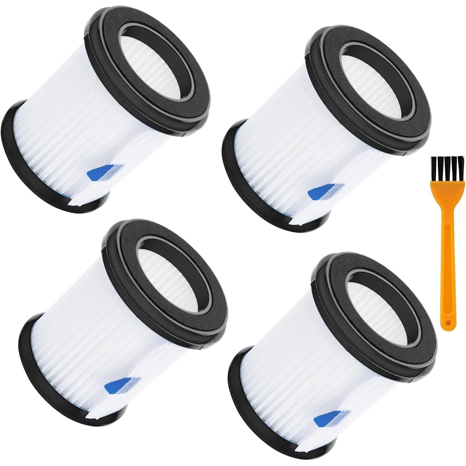 [Lifetime Warranty] HEPA Filter with White Mesh for INSE N5S N5T S6T S6P Pro S610/ TMA T120 T121 T151 T150 T220 T210 T181 T180 T220 - Pack of 4 + Brush image 0
