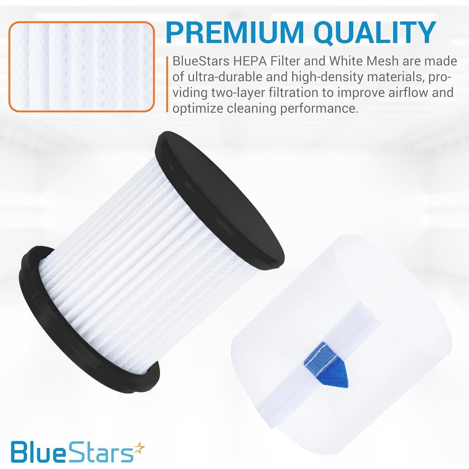 [Lifetime Warranty] HEPA Filter with White Mesh for INSE N5S N5T S6T S6P Pro S610/ TMA T120 T121 T151 T150 T220 T210 T181 T180 T220 - Pack of 4 + Brush image 2