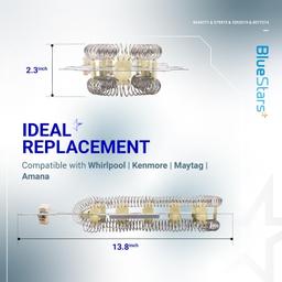 [Lifetime Warranty] 8544771 WED9200SQ0 Dryer Heating Element 279973 3392519 Thermal Fuse and 8577274 Thermistor Dryer Repair Kit For Whirlpool WED9200SQ0 WED9550WW1 WED9400SW2 WED7300XW0 & Kenmore thumbnail 1
