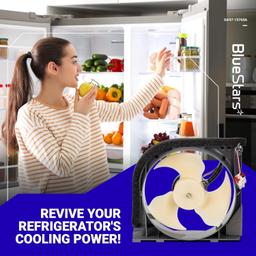 [Lifetime Warranty] DA97-15765A Refrigerator Condenser Fan Motor DC12V 1.7W 0.16A 1120RPM - Exactly Replaces DA97-12842A DA97-12842D DA97-15765C RMF002ASSA, Compatible with Samsung Refrigerator thumbnail 1