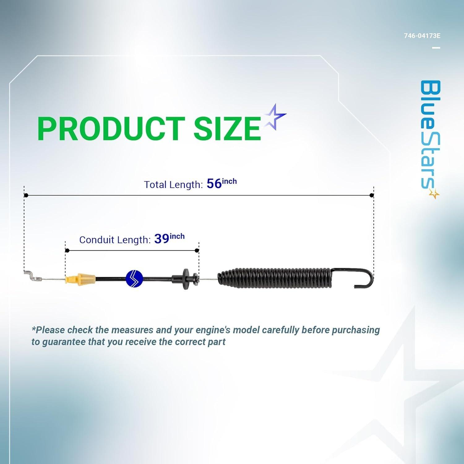 [Lifetime Warranty] 946-04173E 746-04173E Deck Engagement Cable image 3