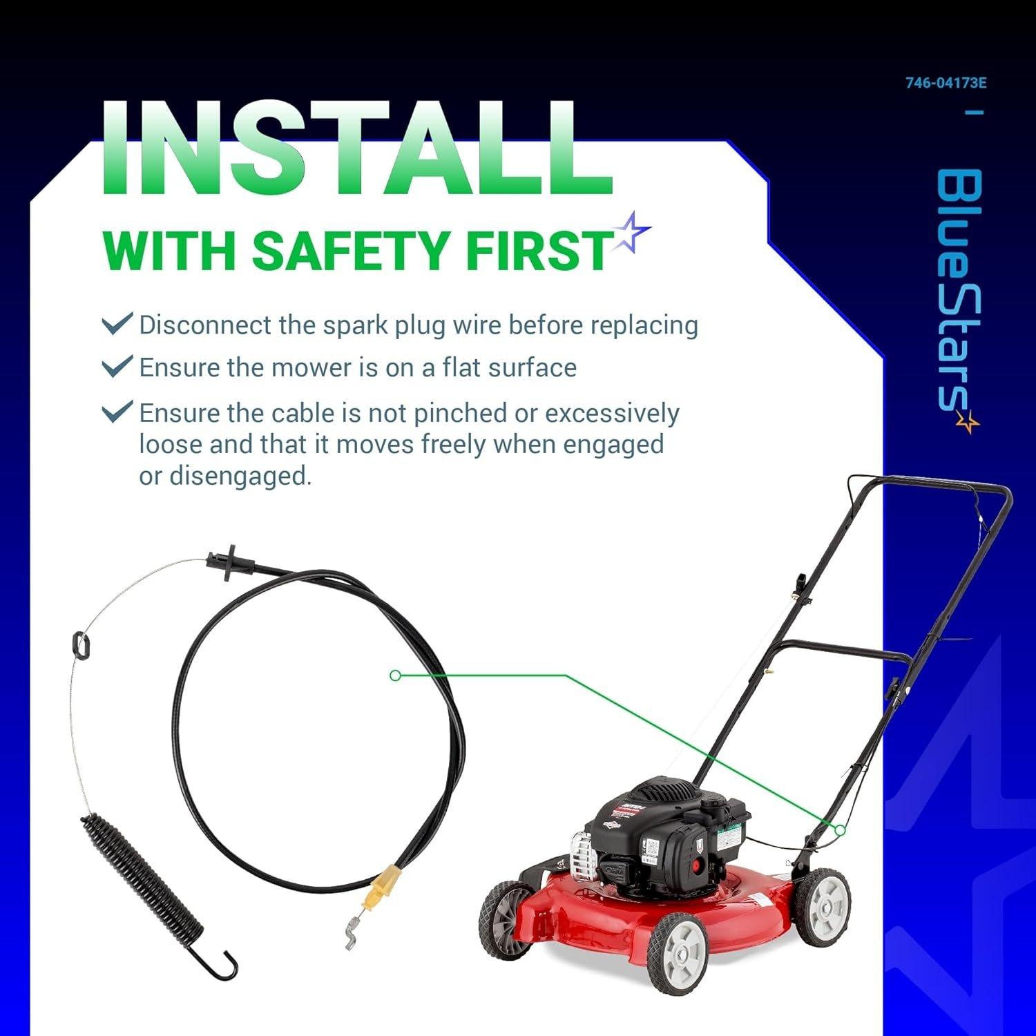 [Lifetime Warranty] 946-04173E 746-04173E Deck Engagement Cable image 1