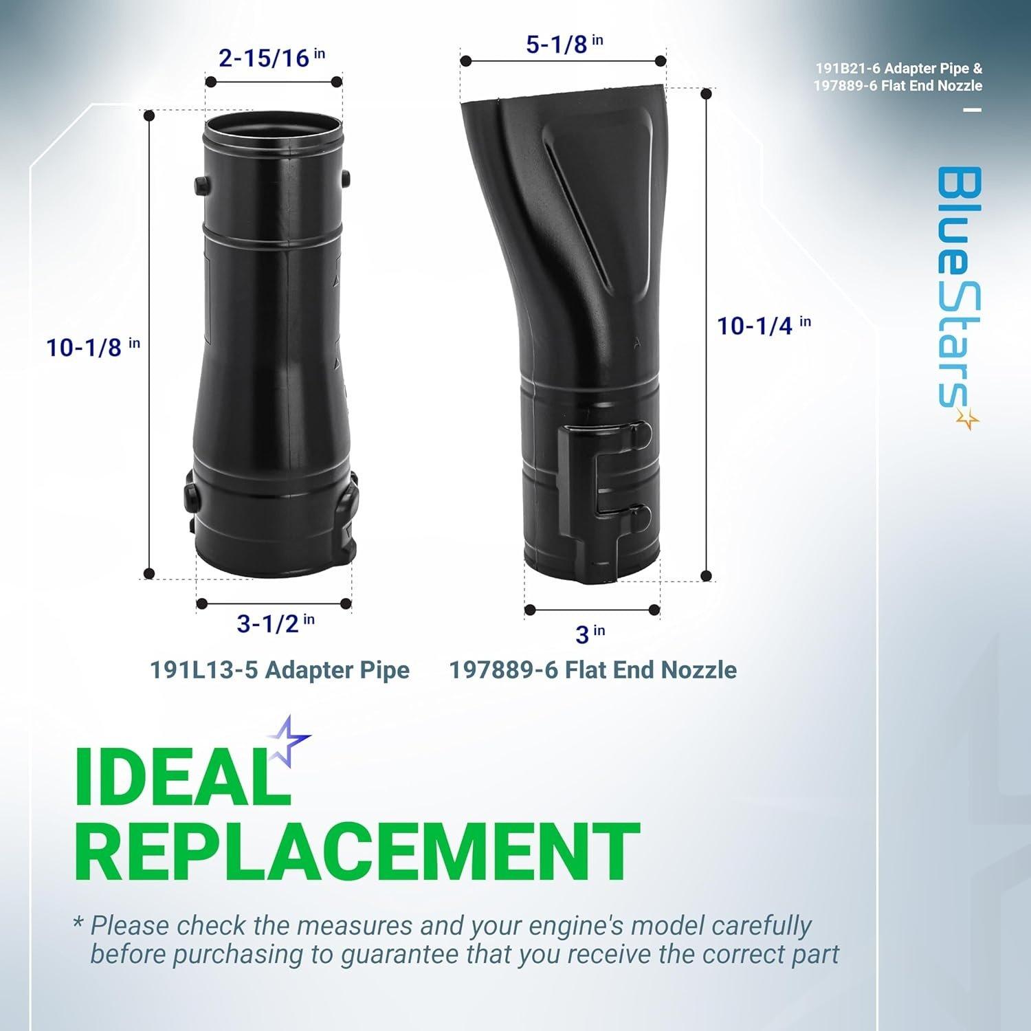 191B21-6 191L13-5 Adapter Pipe & 197889-6 Flat End Nozzle image 3