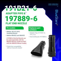 191B21-6 191L13-5 Adapter Pipe & 197889-6 Flat End Nozzle thumbnail 8