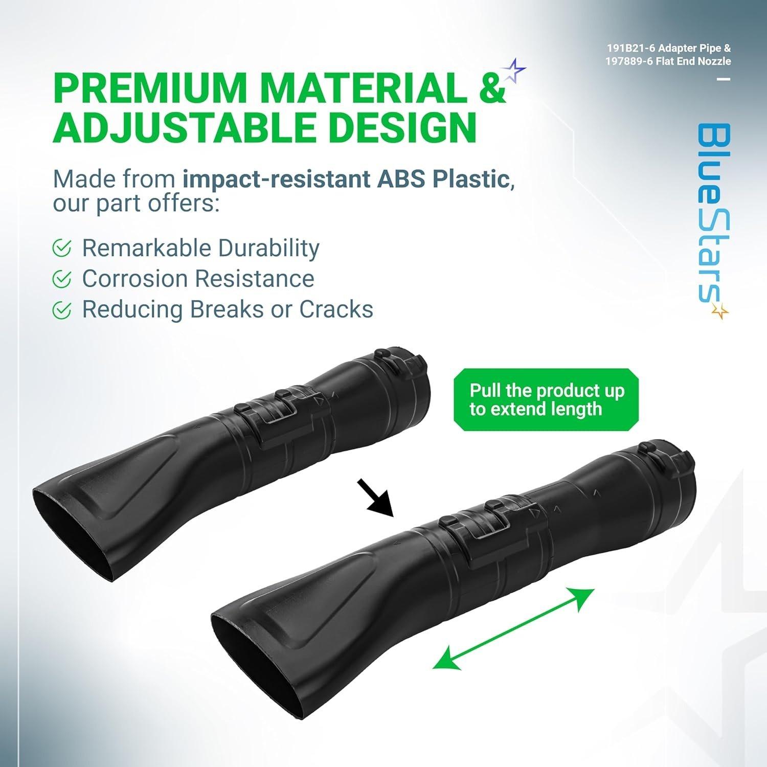 191B21-6 191L13-5 Adapter Pipe & 197889-6 Flat End Nozzle image 7