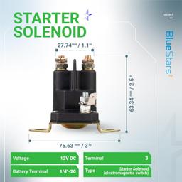 [Lifetime Warranty] 435-097 Starter Solenoid thumbnail 8